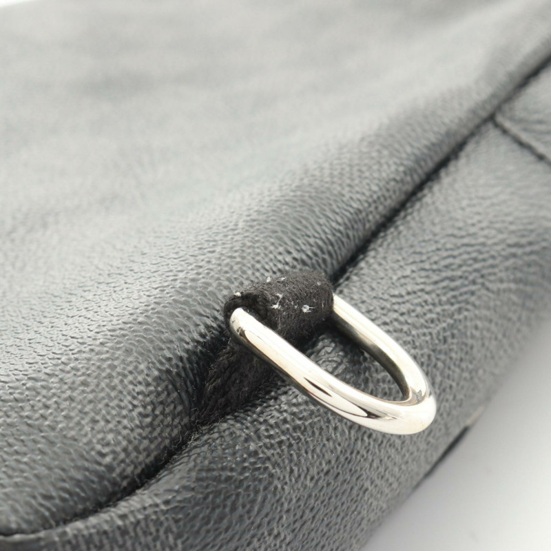 路易威登 Avenue 斜背腰包 N41719 Damier 石墨色皮革 黑色-5