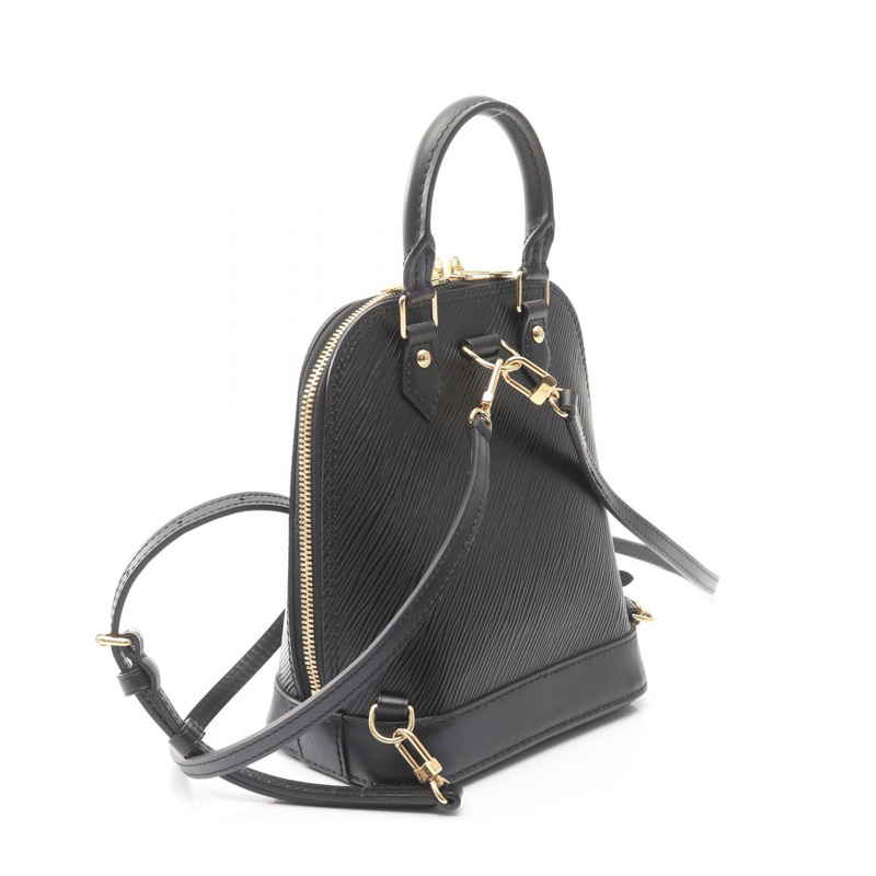 路易威登 Alma 雙肩包 M25103 Epi 皮革 黑色 二手女士-1