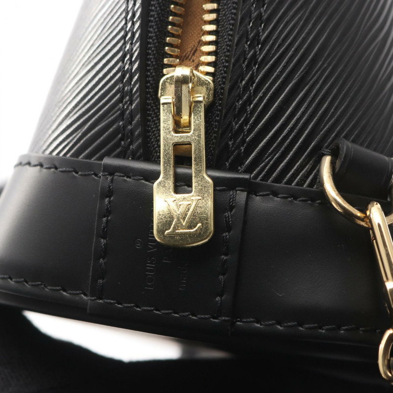 路易威登 Alma 雙肩包 M25103 Epi 皮革 黑色 二手女士-5