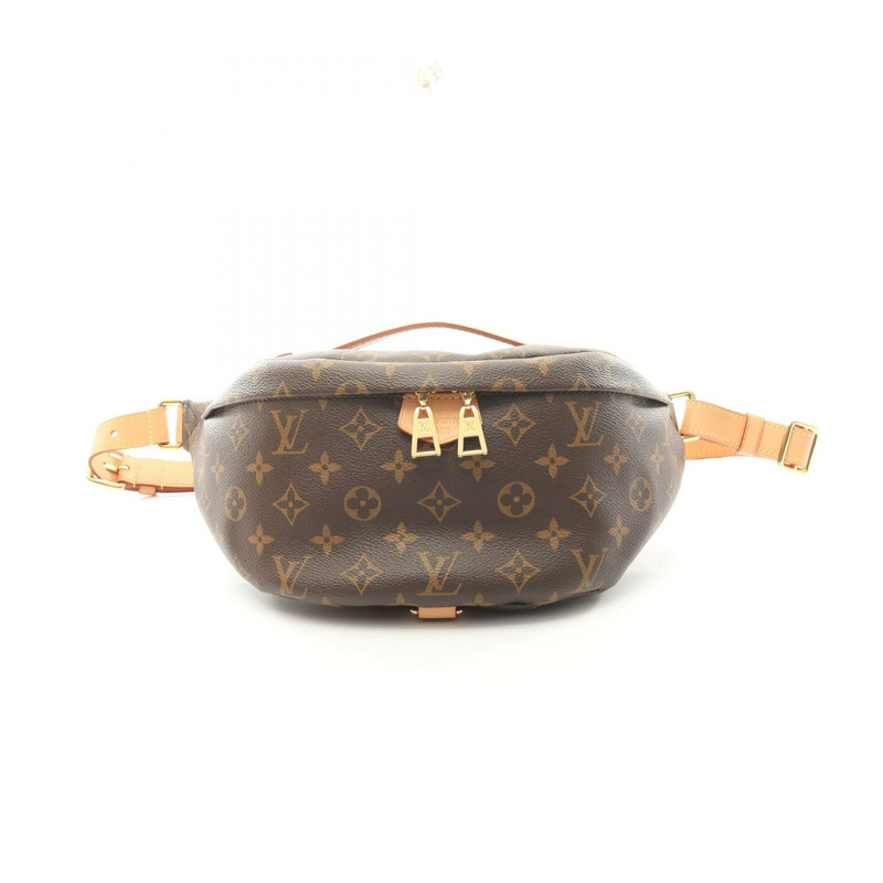 路易威登 (LOUIS VUITTON) 腰包 M43644 Monogram 皮革 棕色 二手 男女通用-0