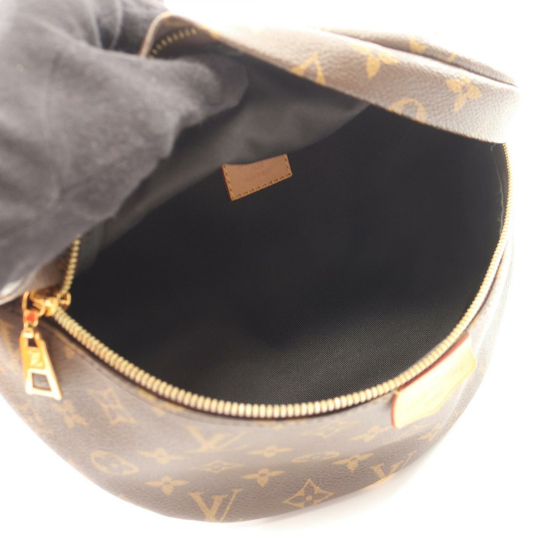 路易威登 (LOUIS VUITTON) 腰包 M43644 Monogram 皮革 棕色 二手 男女通用-2