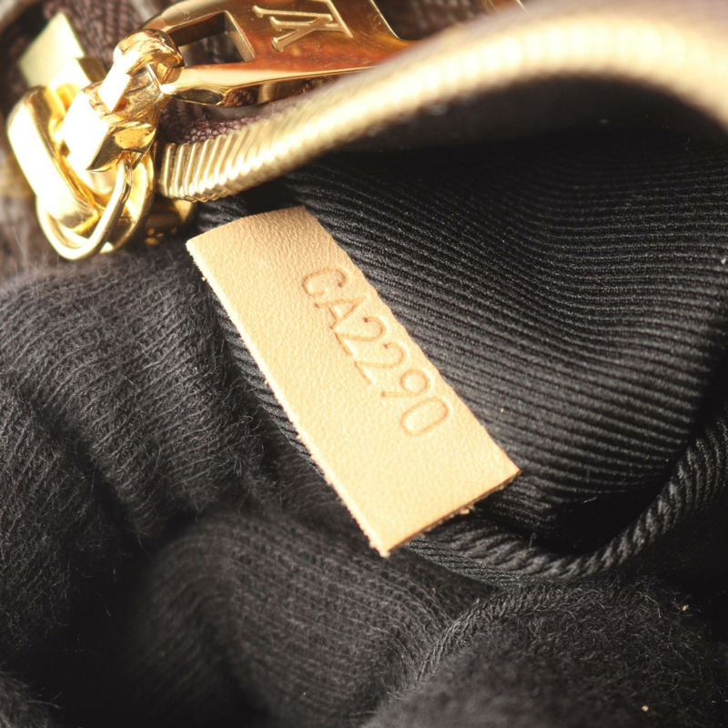 路易威登 (LOUIS VUITTON) 腰包 M43644 Monogram 皮革 棕色 二手 男女通用-4