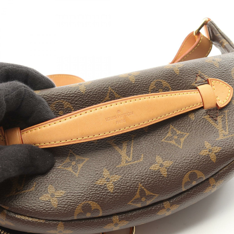 路易威登 (LOUIS VUITTON) 腰包 M43644 Monogram 皮革 棕色 二手 男女通用-5