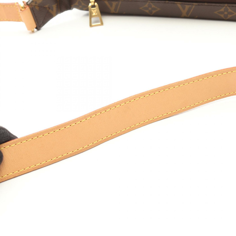 路易威登 (LOUIS VUITTON) 腰包 M43644 Monogram 皮革 棕色 二手 男女通用-6