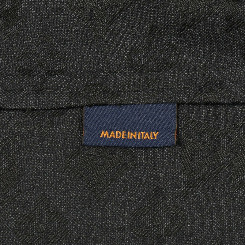 路易威登 (LOUIS VUITTON) 羊毛真絲混紡黑色粗花呢修身夾克 RM221F 二手 男款 #44-5
