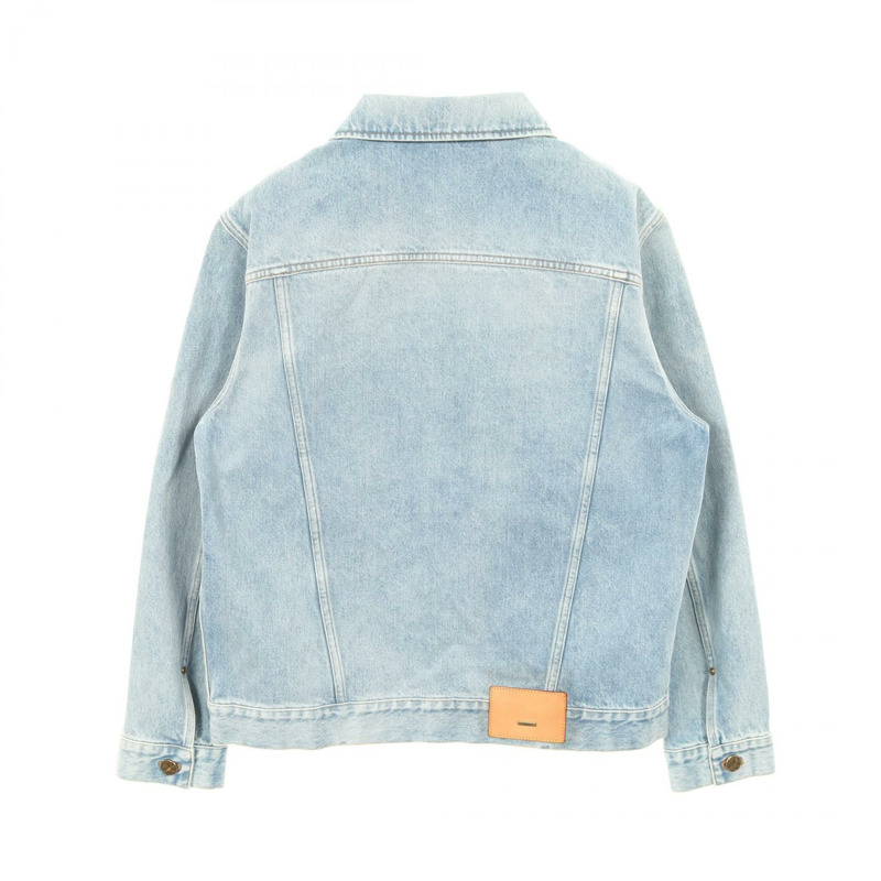 路易威登 DNA 牛仔外套 RM221Q LVP HHA41W 棉藍色 二手 男款 #44-1