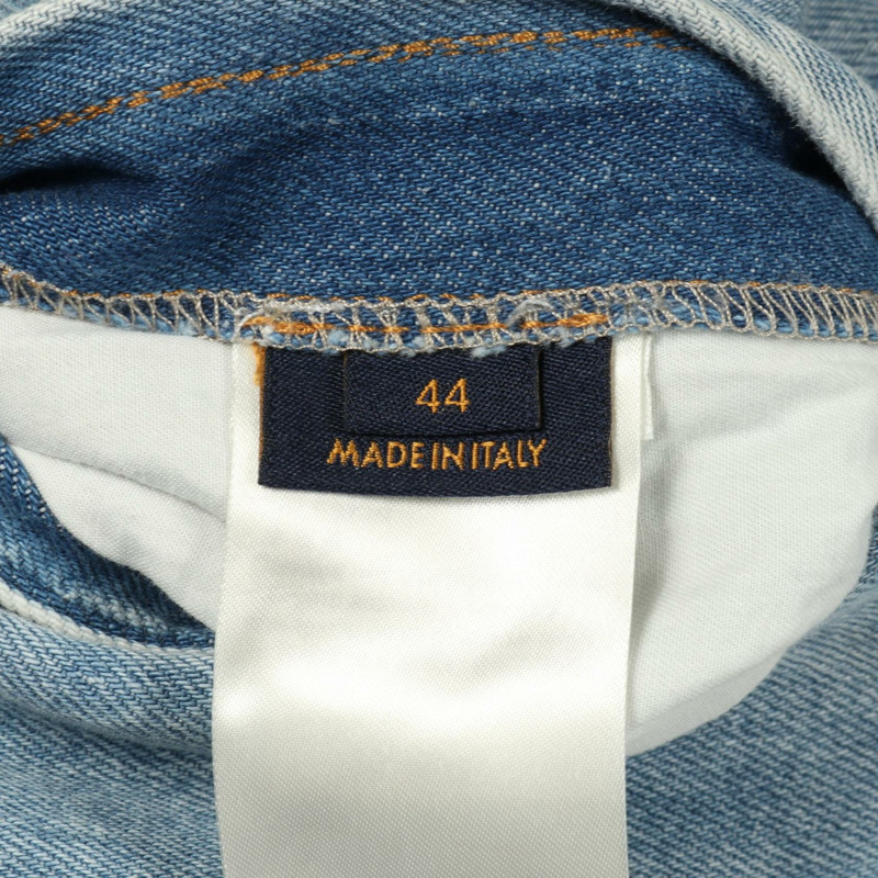 路易威登 DNA 牛仔外套 RM221Q LVP HHA41W 棉藍色 二手 男款 #44-5