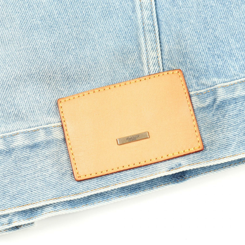 路易威登 DNA 牛仔外套 RM221Q LVP HHA41W 棉藍色 二手 男款 #44-9