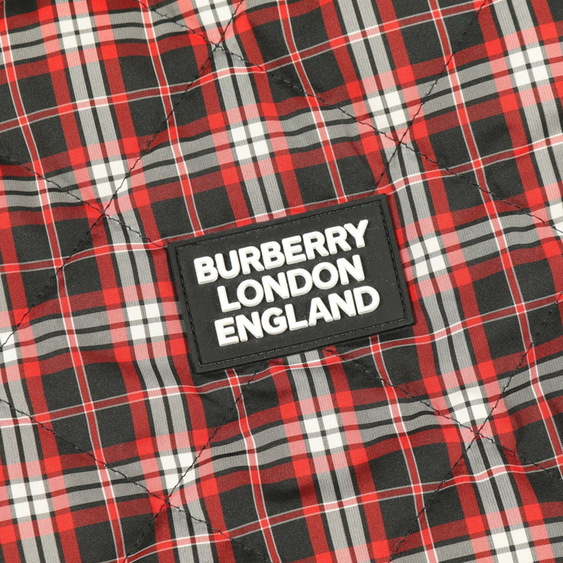 博柏利 (BURBERRY) 其他夾克 聚酯纖維 黑色 紅色 白色 二手 男士-7