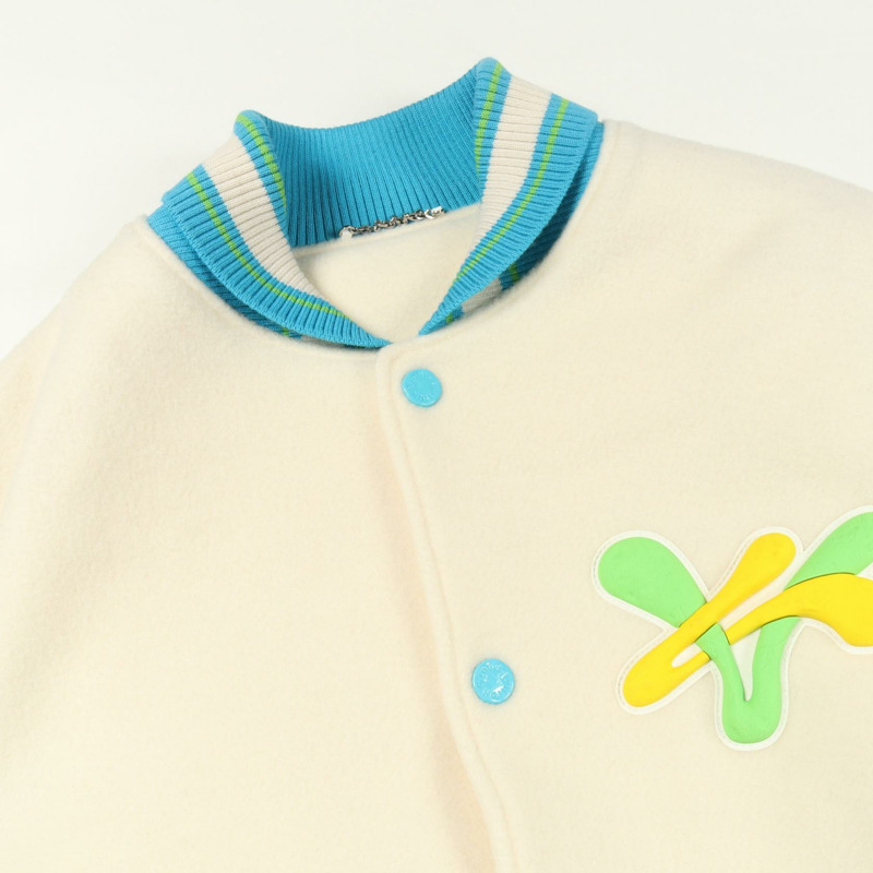 路易威登 Rainbow Playground 棒球夾克，羊毛皮革材質，二手，編號 56 LV-6