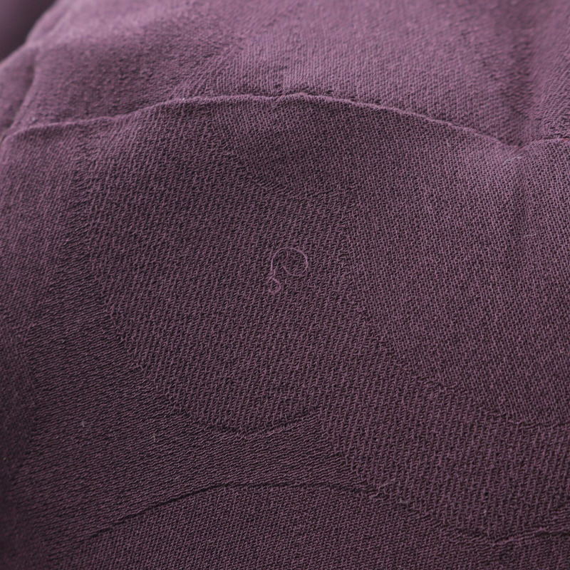 香奈兒 COCO 標誌紐扣斜紋軟呢外套 P71176V37139 羊毛 紫色 二手 女款-6