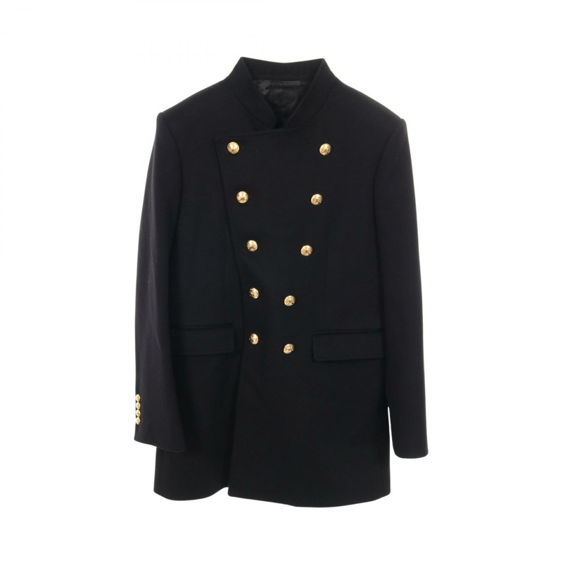 CELINE Officer 其他款大衣 2M07C998K 羊毛 黑色 二手 男款-0