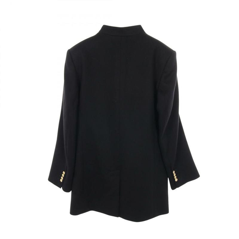 CELINE Officer 其他款大衣 2M07C998K 羊毛 黑色 二手 男款-1