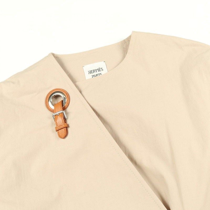 愛馬仕裹身大衣 其他外套 2E0106DJ 棉 米色 二手 女士-6