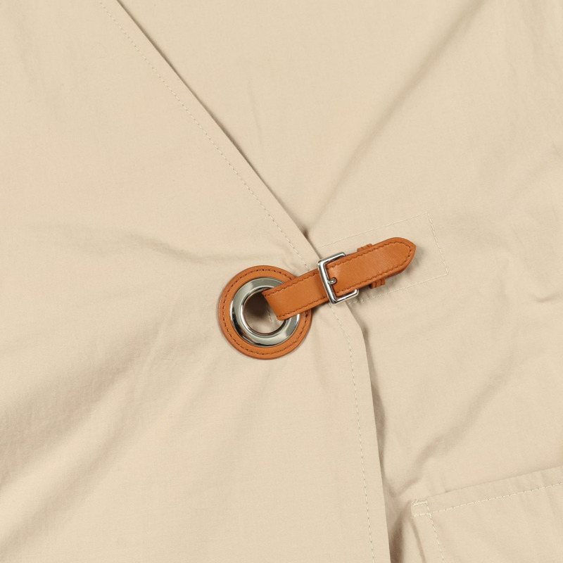 愛馬仕裹身大衣 其他外套 2E0106DJ 棉 米色 二手 女士-7