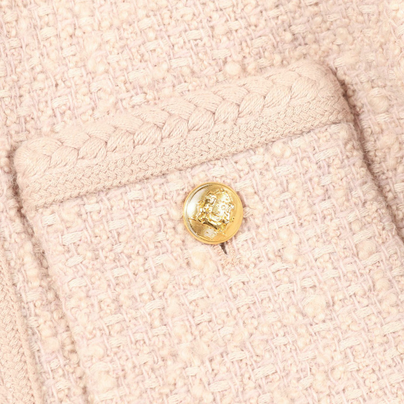 CELINE 無色羊毛粉紅二手女裝外套-5