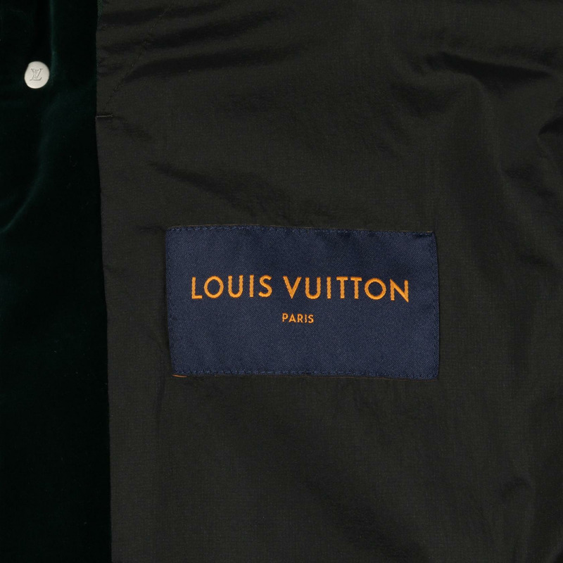 路易威登 技術膠帶絲絨其他夾克 RM222PR2HNB95E 尼龍棉 綠色 二手 男款-2