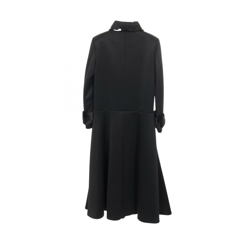 FENDI 其他外套 醋酸纖維/聚酯纖維/貂皮 黑色 二手 女款-1