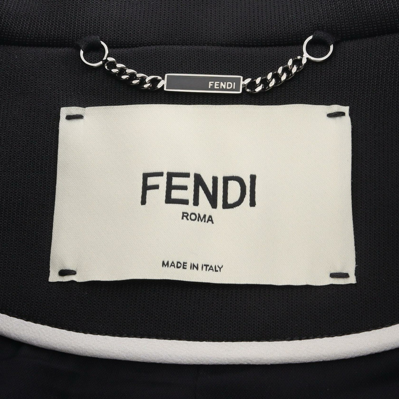 FENDI 其他外套 醋酸纖維/聚酯纖維/貂皮 黑色 二手 女款-2