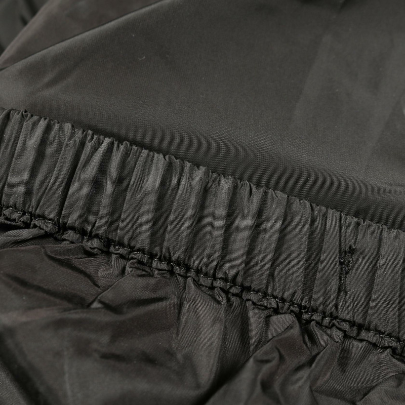 PRADA Re-Nylon 尼龍連帽雨衣 其他外套 尼龍 黑色 二手 女款-8