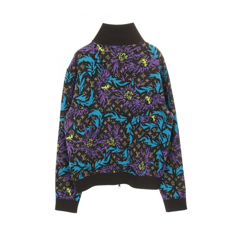 路易威登 Monogram Thistle 針織衫 其他外套 RM231UH8 HON96W 羊毛 棕色 多色 二手 男款-1