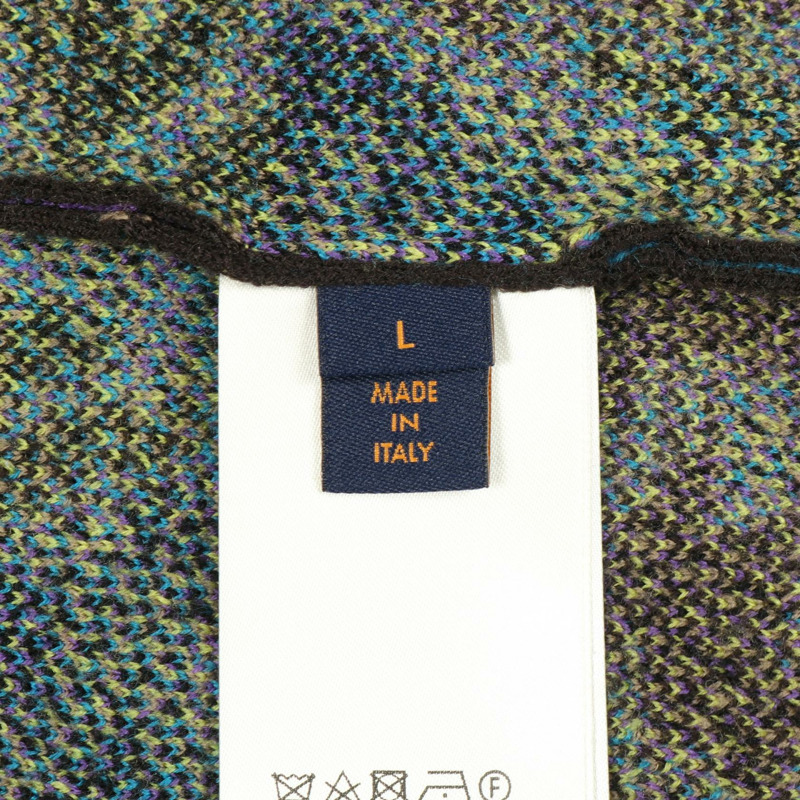 路易威登 Monogram Thistle 針織衫 其他外套 RM231UH8 HON96W 羊毛 棕色 多色 二手 男款-5