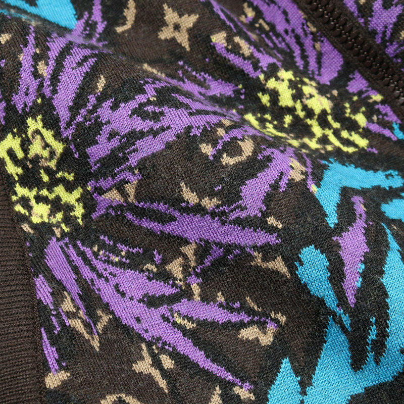 路易威登 Monogram Thistle 針織衫 其他外套 RM231UH8 HON96W 羊毛 棕色 多色 二手 男款-7