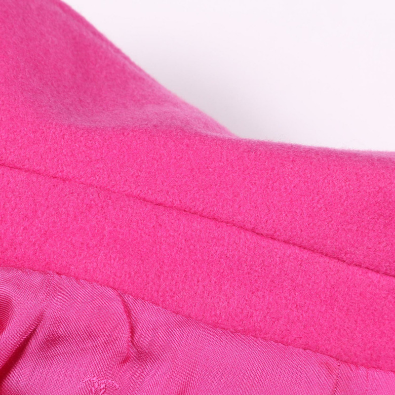 香奈兒 COCO Mark Gripoa 紐帶 其他外套 羊毛 粉紅色 二手 女士-4