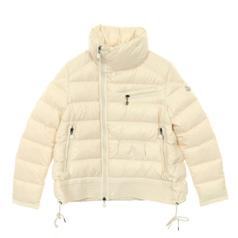 MONCLER MARGARET 羽絨外套 聚酯纖維 米色 #1 二手 女款-0