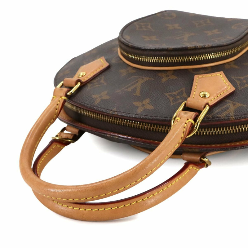 路易威登 Monogram Ellipse PM 兩手提/肩背包，棕色，M46196，RFID-5