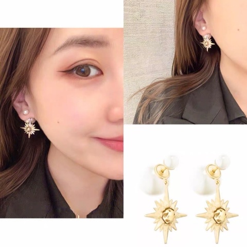 【98新 ✨ 全網最低價！】Dior珍珠耳釘tribales六芒星無限夢境（下單前先詢問庫存❗️）