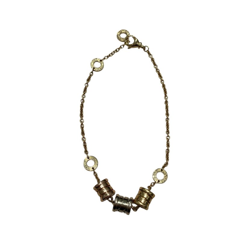 BVLGARI 寶格麗 340667 B.ZERO1 ELEMENT BRACELET 手鍊 18K金 PG WG YG-0