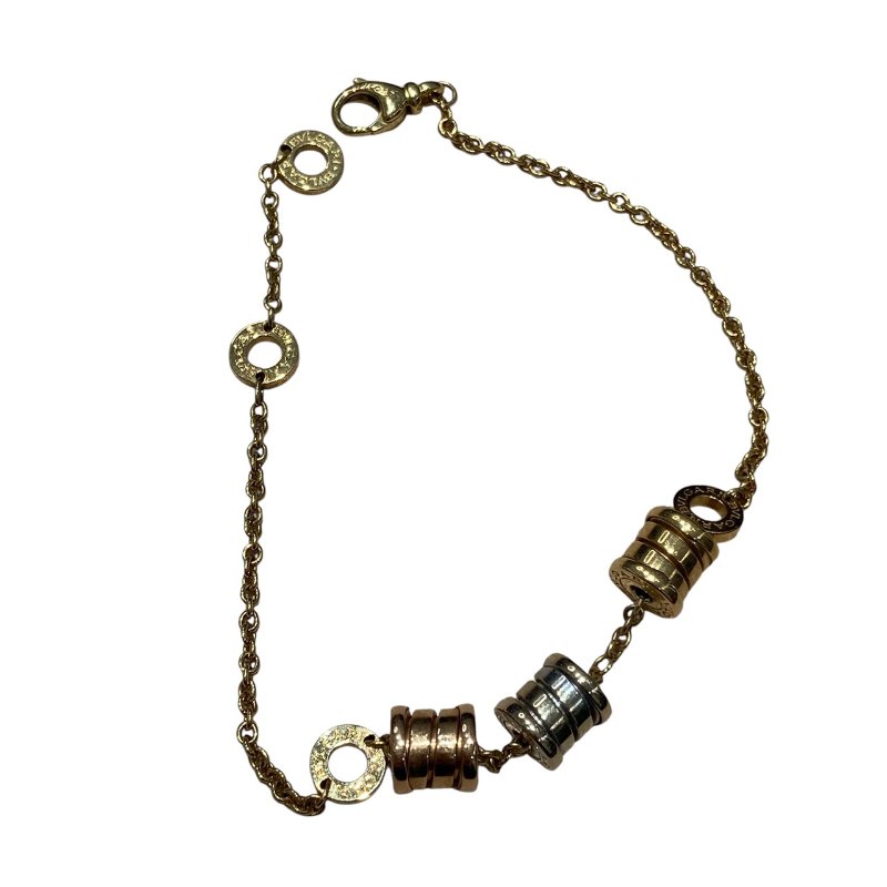BVLGARI 寶格麗 340667 B.ZERO1 ELEMENT BRACELET 手鍊 18K金 PG WG YG-1