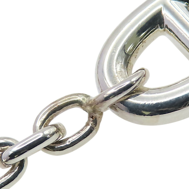 925純銀 Farandole 豬鼻子 長鏈 項鍊【HERMES 愛馬仕】 H104569B-12