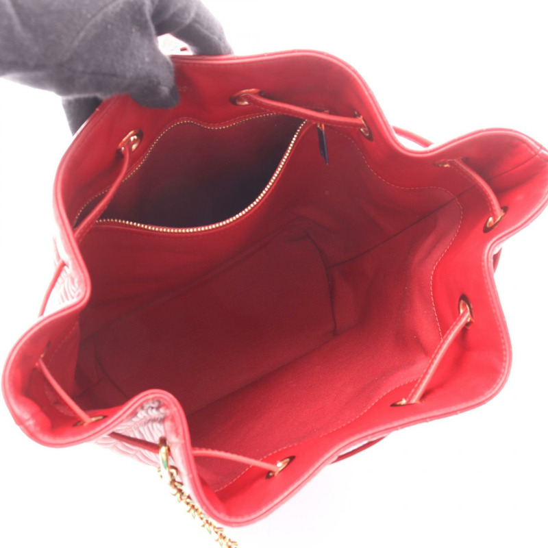 CELINE C Charm 小號水桶雙肩包/肩背包 188373BFI 皮革 紅色-2