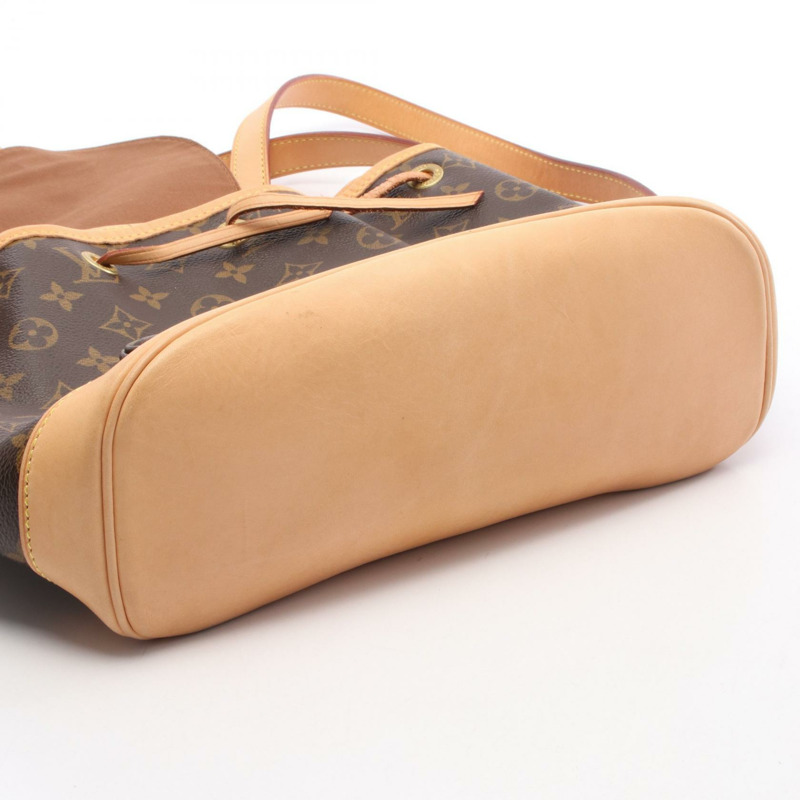 路易威登 Montsouris MM 雙肩包 M51136 Monogram 帆布棕色 二手-6