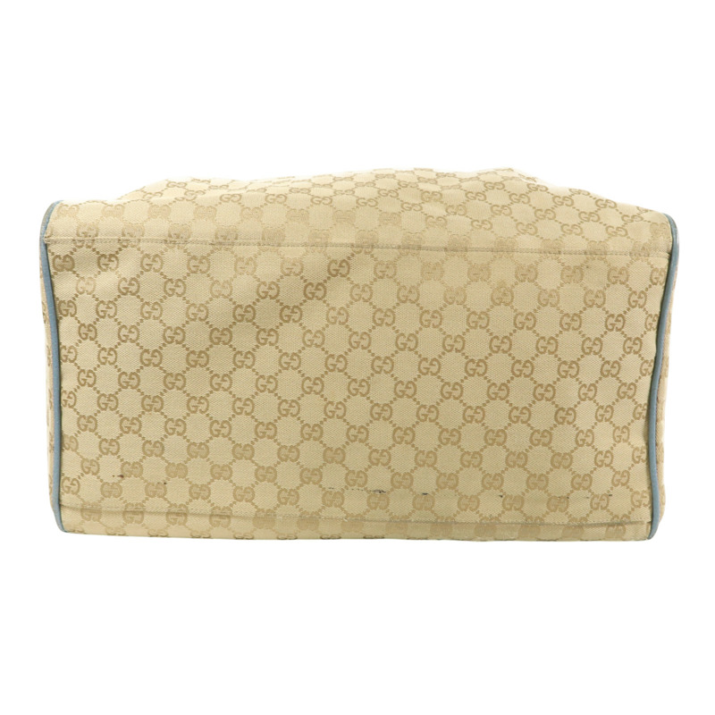 烏木色 緹花帆布 手提包【GUCCI 古馳】 153240/421403-4