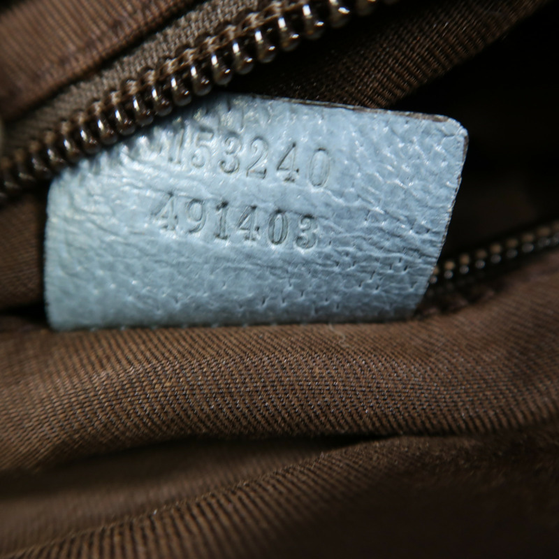 烏木色 緹花帆布 手提包【GUCCI 古馳】 153240/421403-5