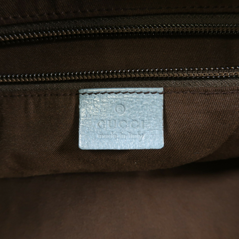 烏木色 緹花帆布 手提包【GUCCI 古馳】 153240/421403-6