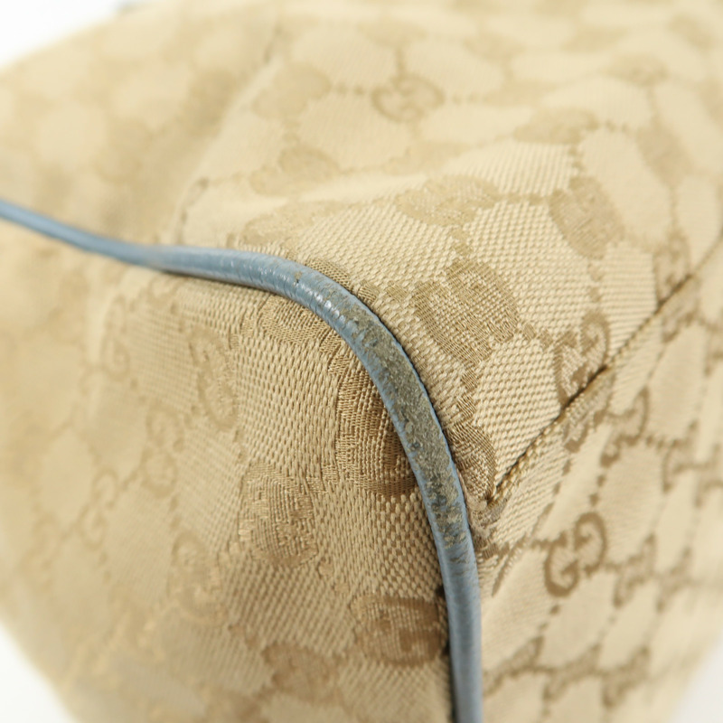 烏木色 緹花帆布 手提包【GUCCI 古馳】 153240/421403-12