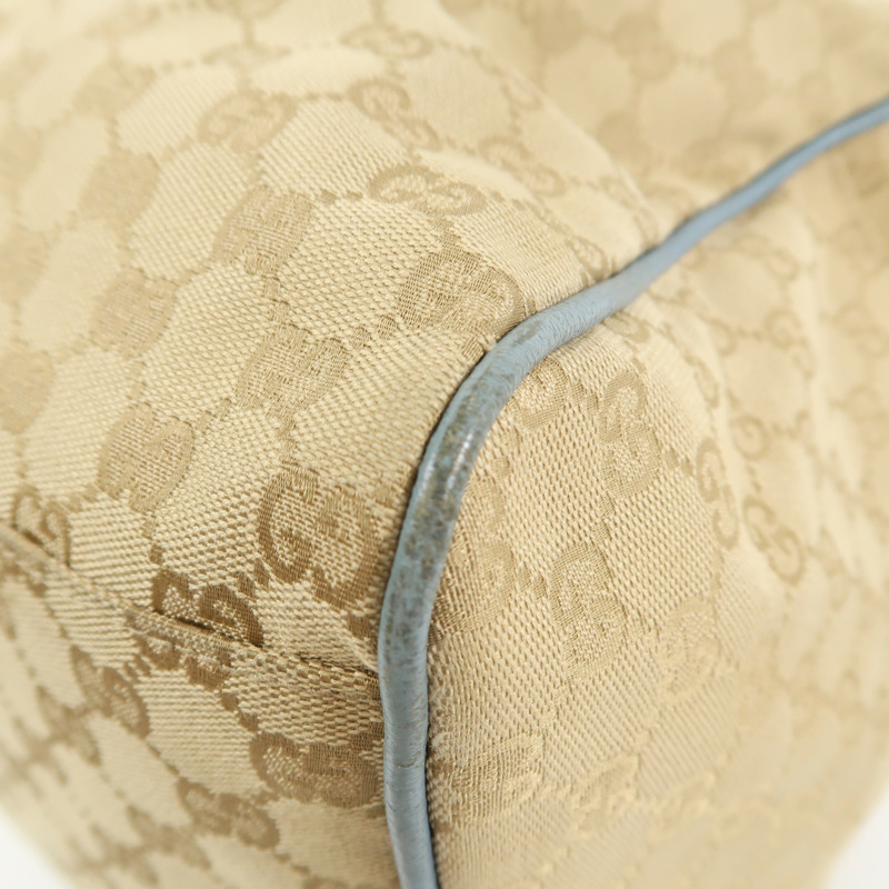 烏木色 緹花帆布 手提包【GUCCI 古馳】 153240/421403-13