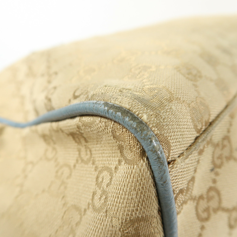 烏木色 緹花帆布 手提包【GUCCI 古馳】 153240/421403-14