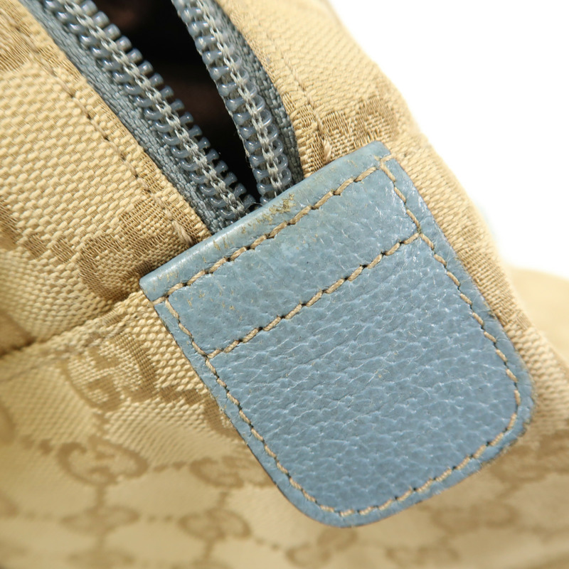 烏木色 緹花帆布 手提包【GUCCI 古馳】 153240/421403-17