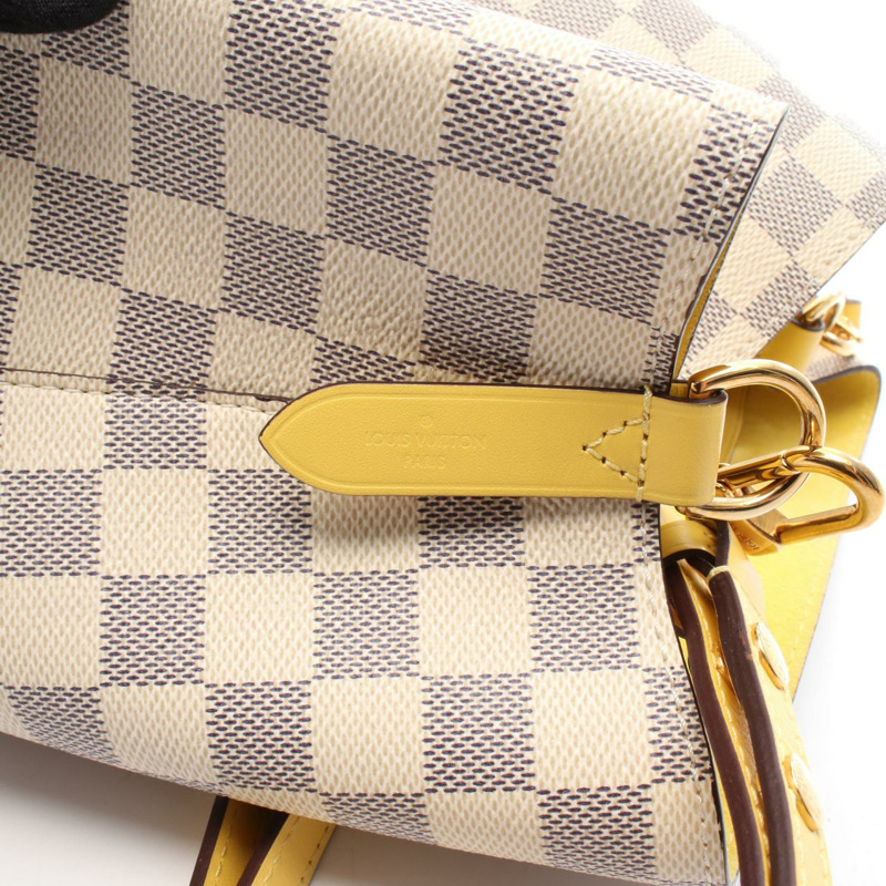 路易威登 Neo Noe 單肩包 N40151 Damier Azur 鳳梨白 二手女士-3