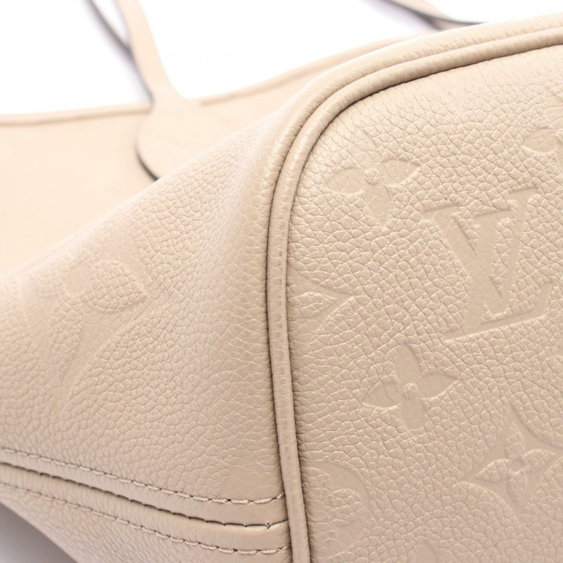 路易威登 Neverfull MM 手提單肩包 M45686 Monogram Empreinte 米色 LV-5