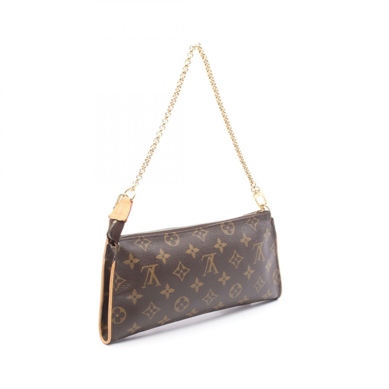 路易威登 Sophie 鏈條斜背包 M40158 Monogram 皮革 棕色 二手-1