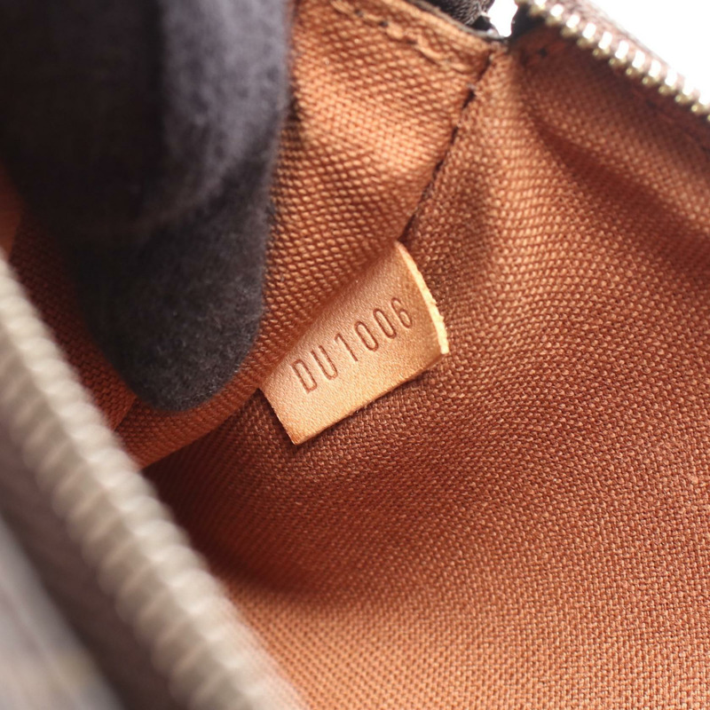 路易威登 Sophie 鏈條斜背包 M40158 Monogram 皮革 棕色 二手-4