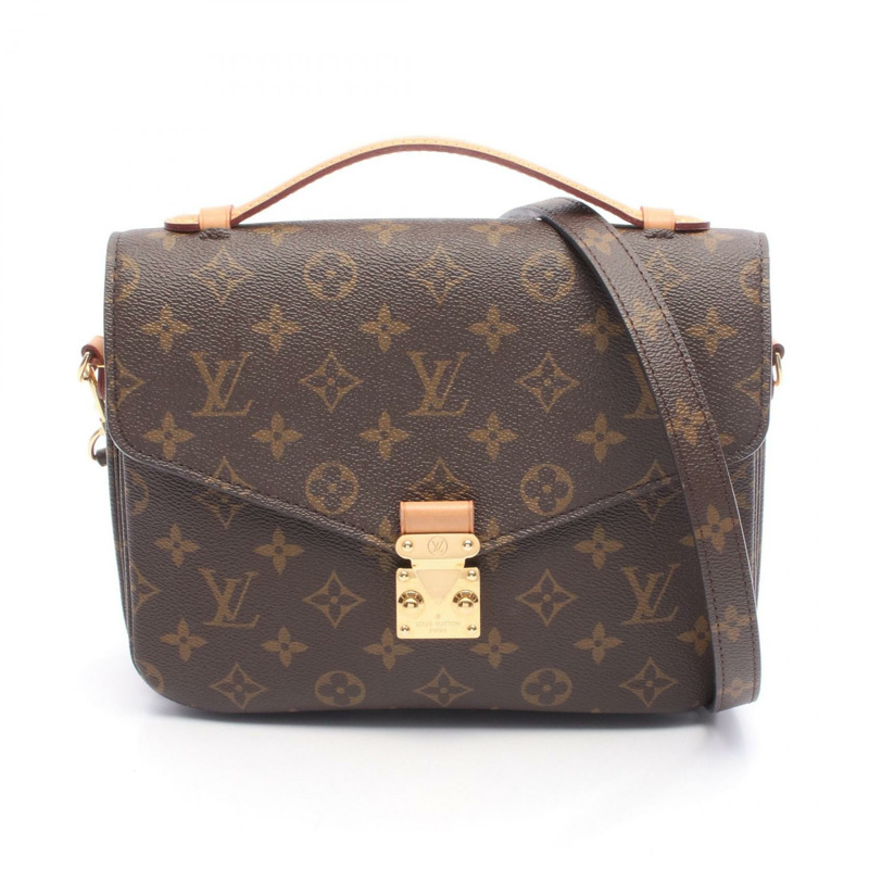 路易威登 Pochette Metis MM 單肩手提包 M44875 Monogram 帆布 二手 LV-0