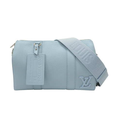 藍色 牛皮 City Keepall 肩背包【LOUIS VUITTON LV 路易威登】 M23725