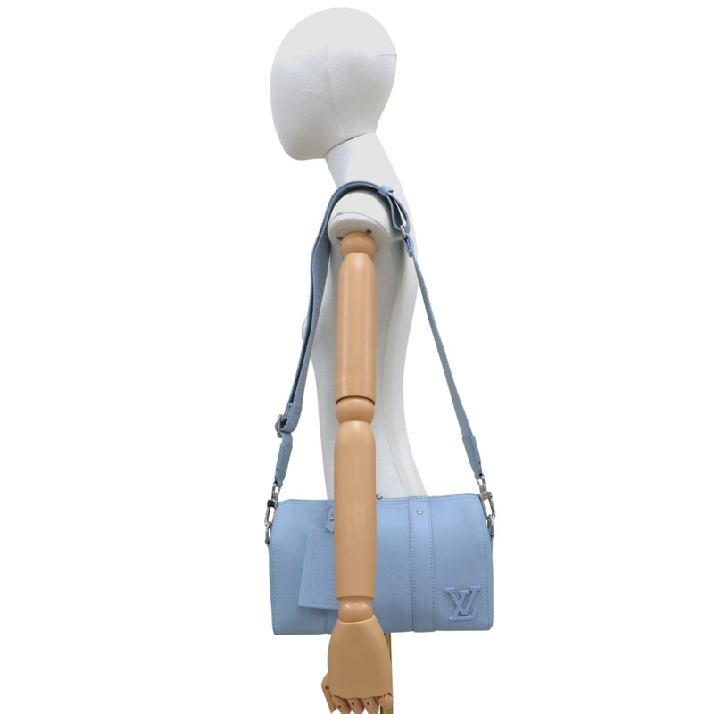 藍色 牛皮 City Keepall 肩背包【LOUIS VUITTON LV 路易威登】 M23725-7